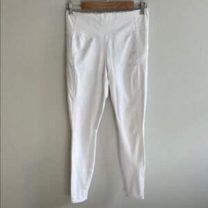 Athleta White Full Length Leggings